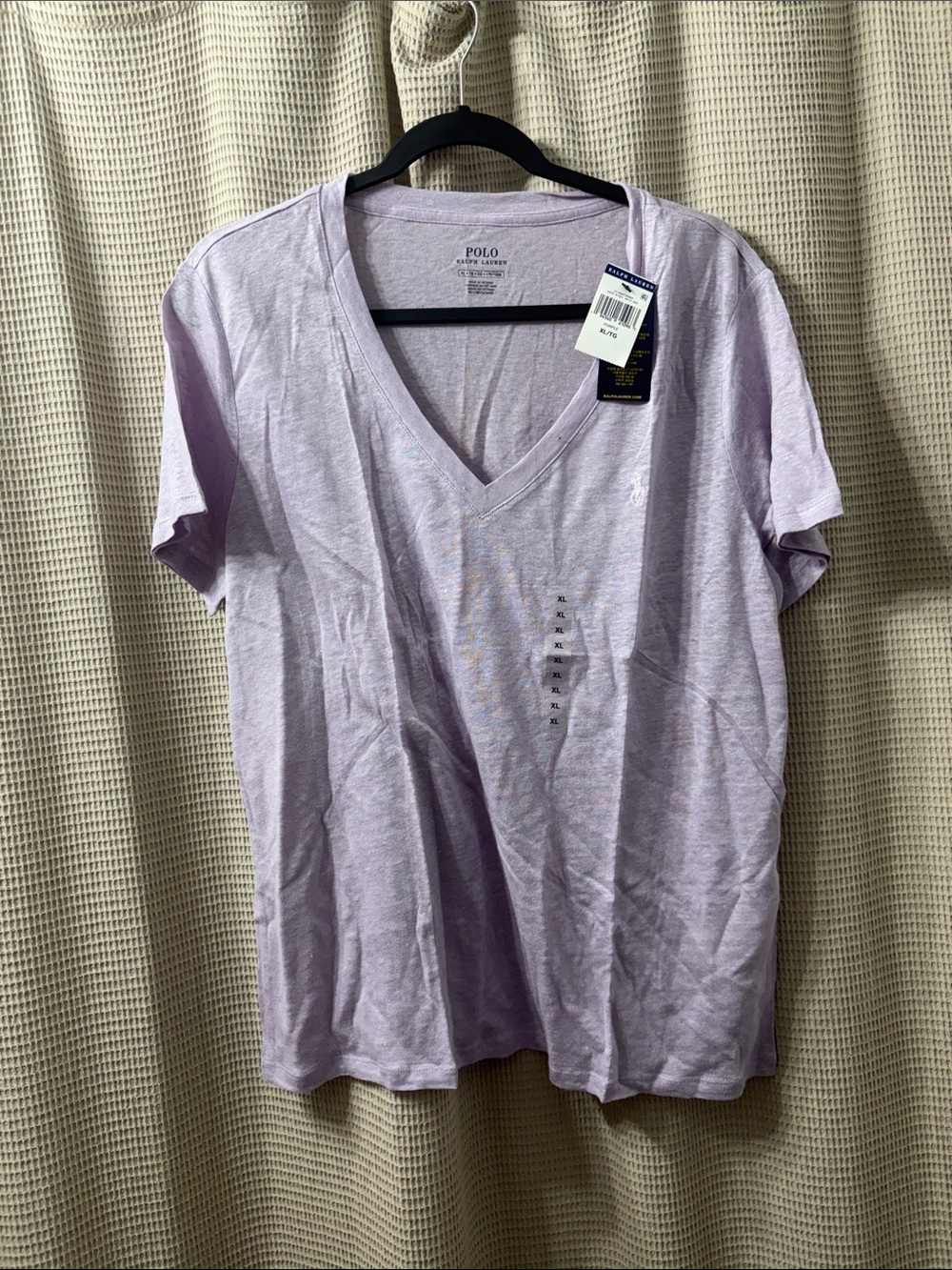 Polo by Ralph Lauren Lavender V-Neck Tee